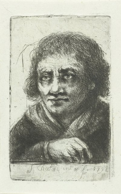 Yetişkin adam, sağ eli görünür by Jan Chalon