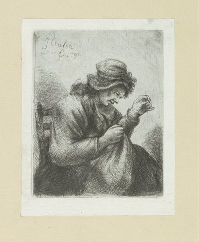 Vrouw naald