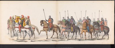 Leiden öğrencilerinin maskeli balosu, 1865 (levha 1) Leiden öğrenci birliğinin üyeleri tarafından 6 Haziran 1865