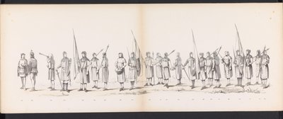 Leiden Öğrencilerinin Maskeli Balosu, 1865 (levha 13) Leiden öğrenci birliğinin üyeleri tarafından 6 Haziran 1865