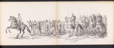 Leiden Öğrencilerinin Maskeli Balosu, 1865 (levha 15) Leiden öğrenci birliğinin üyeleri tarafından 6 Haziran 1865