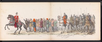 Leiden Öğrencilerinin Maskeli Balosu, 1865 (levha 15) Leiden öğrenci birliğinin üyeleri tarafından 6 Haziran 1865