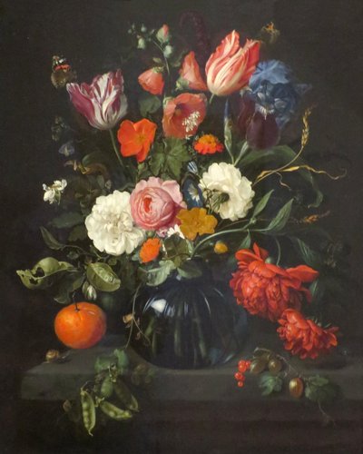 Çiçek Vazosu by Jan Davidsz. de Heem
