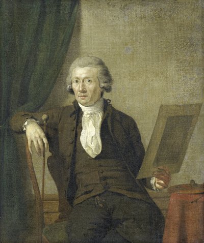 Egbert van Drielst (1745-1818), Ressam by Jan Ekels (II)