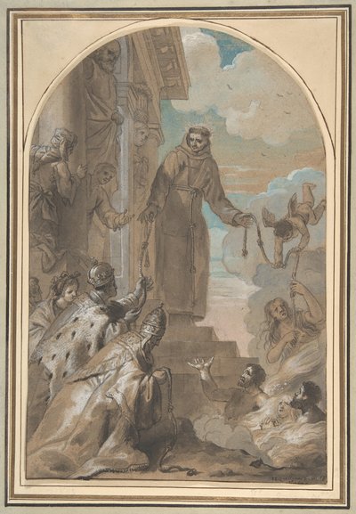 Fransisken Kordonlarının Dağılımı, 1667. by Jan Erasmus Quellinus