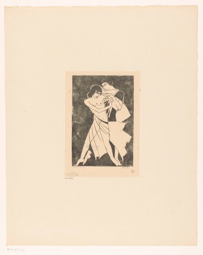 dans eden çift by Jan Frank (signed by artist)