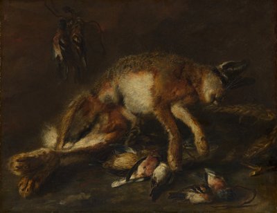 Bir Tavşan ve Kuşlar. by Jan Fyt