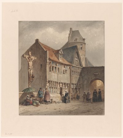 Anvers'te sokak by Jan Gerard Smits
