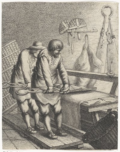 kumaş makasları Meslekler (dizi adı) by Jan Gillisz. van Vliet