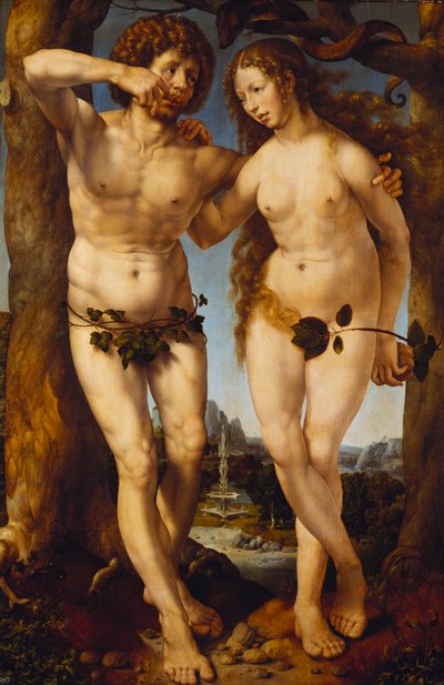 Adem ve Havva by Jan Gossaert