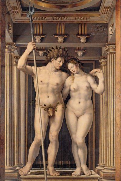 Almanca: Neptune und Amphitrite Neptün ve Amphitrite by Jan Gossaert