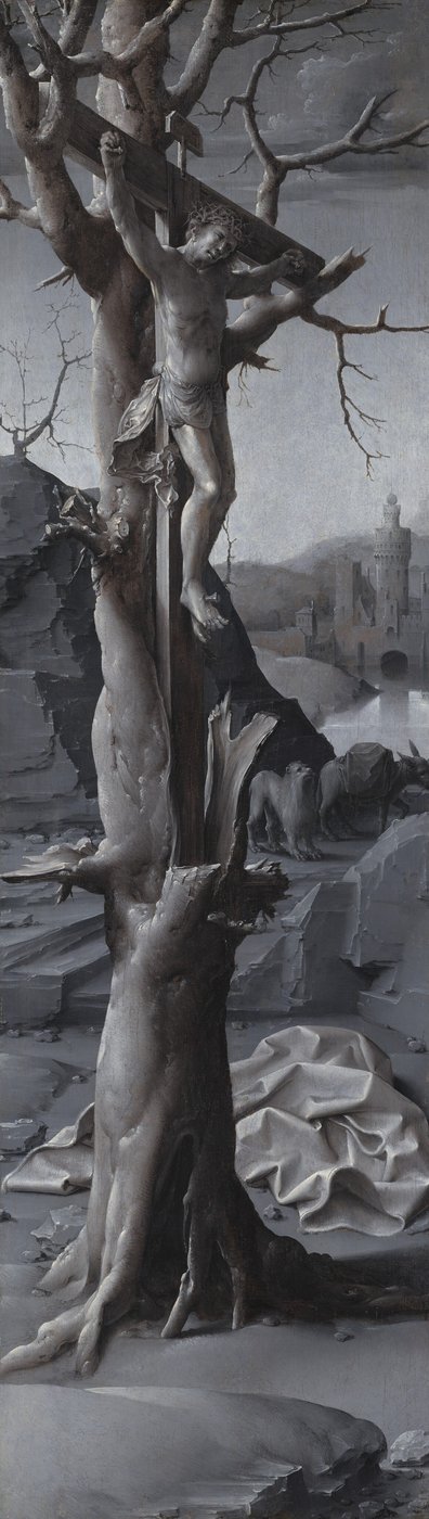 Aziz Jerome Tövbekar [sol panel], c. 15091512. by Jan Gossaert