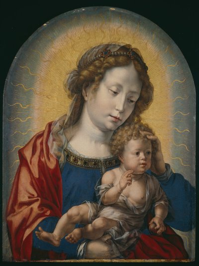 Bakire ve Çocuk, c. 1520. by Jan Gossaert