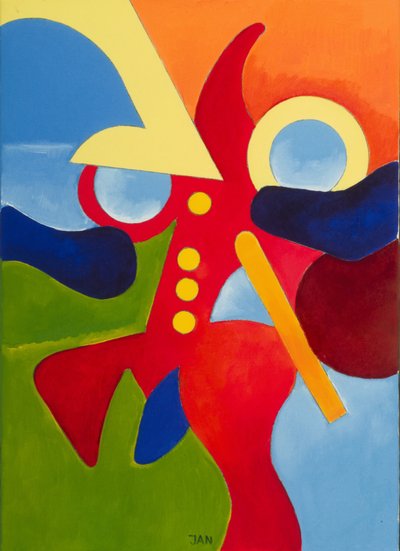 Sirk, 2009 (tuval üzerine yağlı boya) by Jan Groneberg
