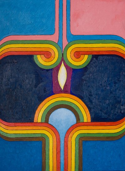 Dişi Gövde, 2006 (tahta üzerine yağlı boya) by Jan Groneberg