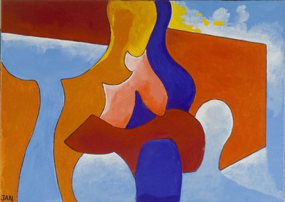 Bir Hayale Aşık, 2009 (tuval üzerine yağlı boya) by Jan Groneberg