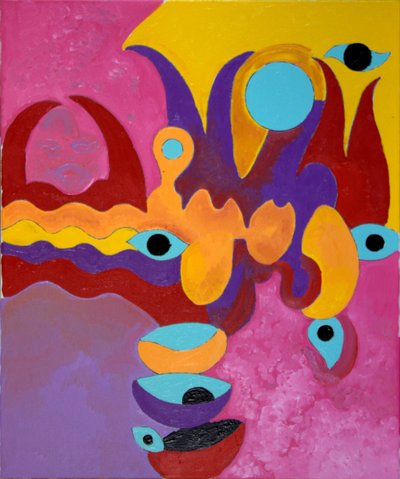 Aşkın Sevinçleri- Aşkın Acıları, 2009 (tuval üzerine yağlı boya) by Jan Groneberg