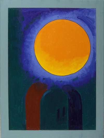 Ayın Altında İki Misk-Sıçan, 2008 (tuval üzerine yağlı boya) by Jan Groneberg