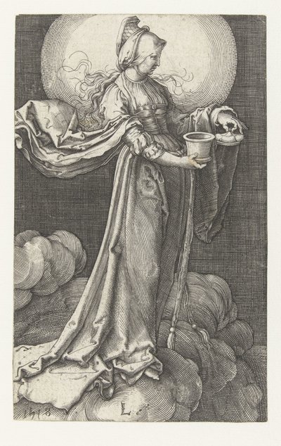 Mary Magdalene yürüyüş by Jan Harmensz. Muller (manner of)