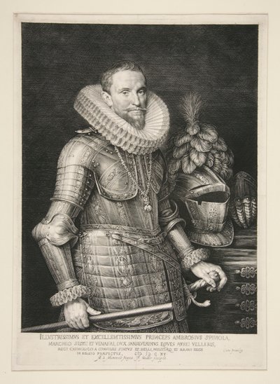 Ambrose, Spinola Markisi (1569-1630) by Jan Harmensz. Muller