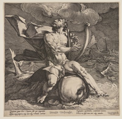 Yunus Üzerindeki Arion by Jan Harmensz. Muller