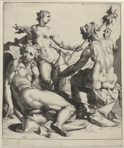 Üç Kader by Jan Harmensz. Muller