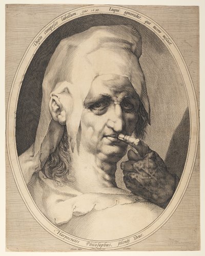 Harpocrats by Jan Harmensz. Muller
