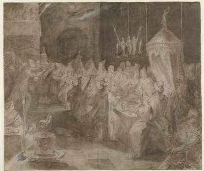 Belşatsar'ın ziyafeti by Jan Harmensz. Muller