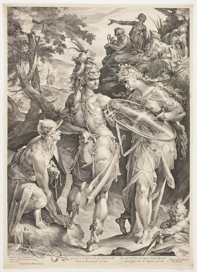 Minerva ve Mercury, Medusa ile Karşılaşması İçin Perseus