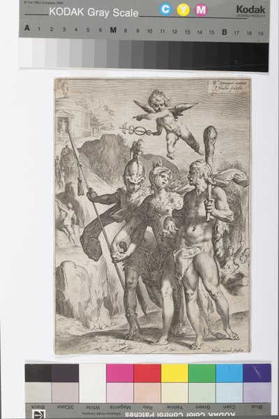Herkül ve Mars tarafından yönetilen Minerva by Jan Harmensz Muller