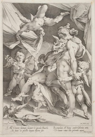 Venüs ve Merkür by Jan Harmensz. Muller