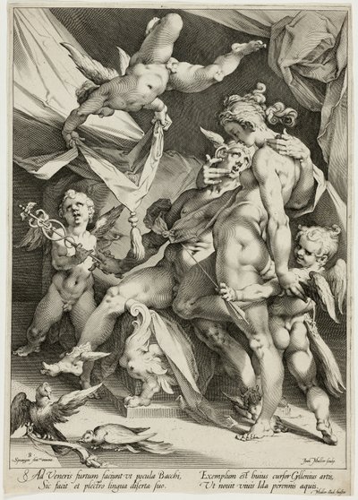 Venüs ve Merkür by Jan Harmensz. Muller