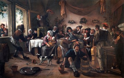 Bir Düğün Partisi by Jan Havicksz. Steen