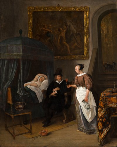 Doktorun Ziyareti, c.1665-8 by Jan Havicksz. Steen