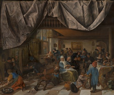 İnsanın Hayatı, c. 1665 by Jan Havicksz. Steen