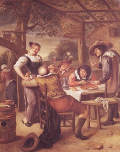 Beşik Altında Neşeli Şirket by Jan Havickszoon Steen