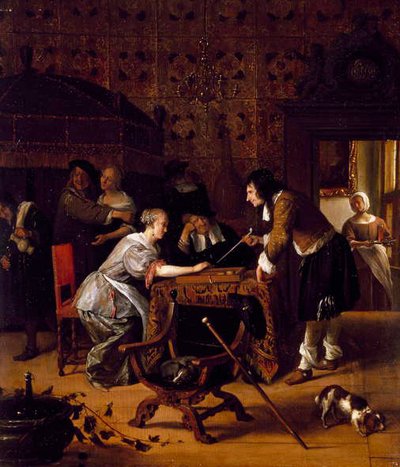 Hile Oynamak, 1667 by Jan Havickszoon Steen