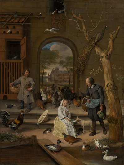 The Poultry Yard olarak bilinen Jacoba Maria van Wassenaer