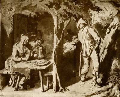 meyhane bahçesi by Jan Havickszoon Steen