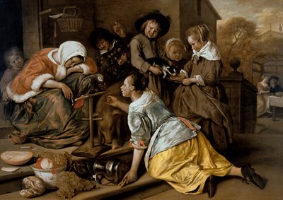 Aşırılığın Etkileri, c.1663-65 by Jan Havickszoon Steen