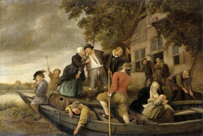 Mutlu Eve Dönüş, 1679 by Jan Havickszoon Steen