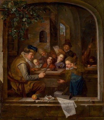 Okul, ç. 1650. by Jan Havickszoon Steen