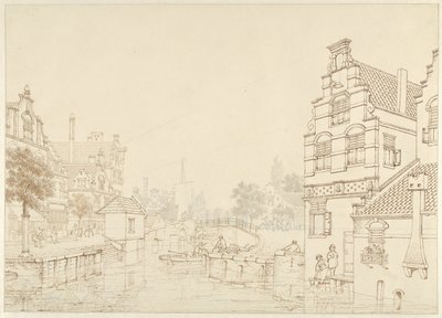 Bir şehirde bir kanal by Jan Hendrik Verheijen