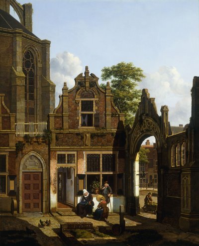 Hollanda Avlusu, 1822 by Jan Hendrik Verheyen