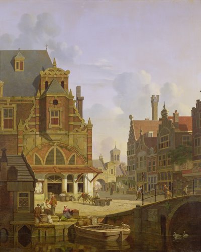 sokak sahnesi by Jan Hendrik Verheyen