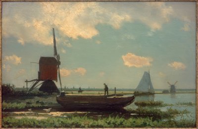 Polderlandschaft by Jan Hendrik Weissenbruch