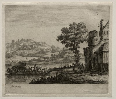 Feribot Teknesi. by Jan Josephsz van Goyen