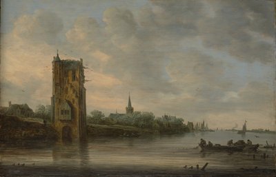 Utrecht yakınlarındaki Pelkus Kapısı, 1646. by Jan Josephsz van Goyen