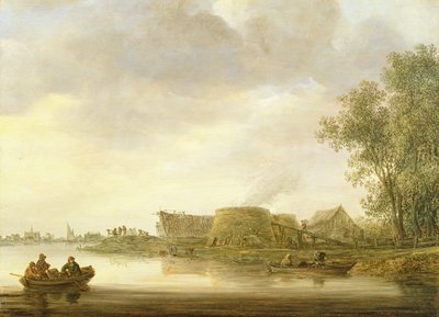 Bilinmeyen resim by Jan Josephsz van Goyen
