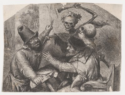 Ölüm ve Kart Oyuncuları, 1620-74. by Jan Lievens